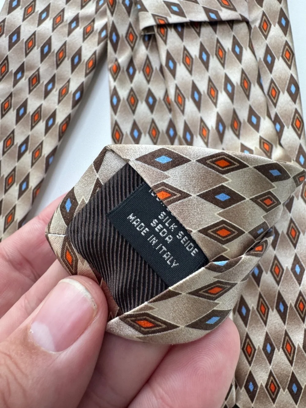 Ermenegildo Zegna 100% Silk Tie 3.5